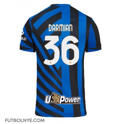 Camiseta Inter Milan Matteo Darmian #36 Primera Equipación 2024-25 manga corta Camiseta Inter Milan Matteo Darmian #36 Primera Equipación 2024-25 manga corta